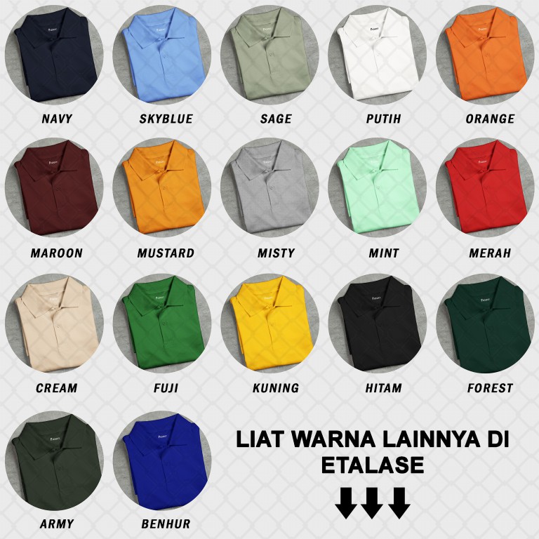 Costum Bordir Kaos Polo - Gambar 3